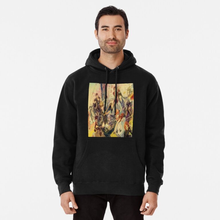 ANIME Boys hoodie – Unisex Casual Concert Pullover for Men & Women with Letter Print