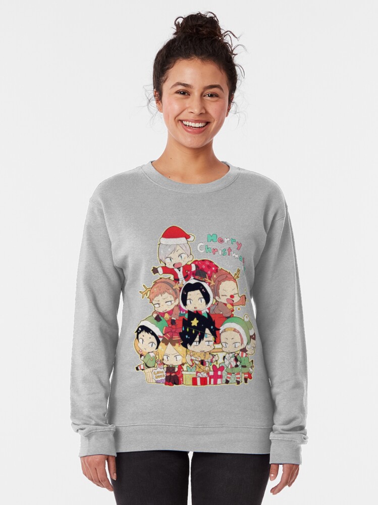 ANIME Boys Sweatshirt – Unisex Casual Concert Pullover for Men & Women with Letter Print