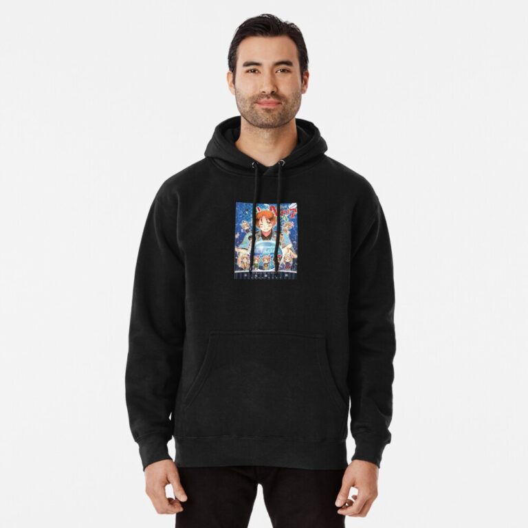 ANIME Boys hoodie – Unisex Casual Concert Pullover for Men & Women with Letter Print