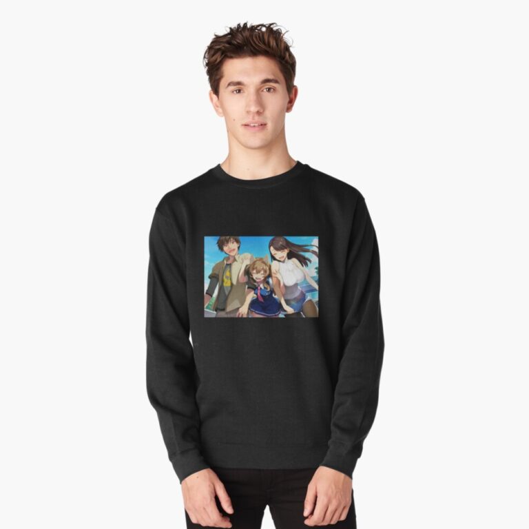 ANIME Boys Sweatshirt – Unisex Casual Concert Pullover for Men & Women with Letter Print