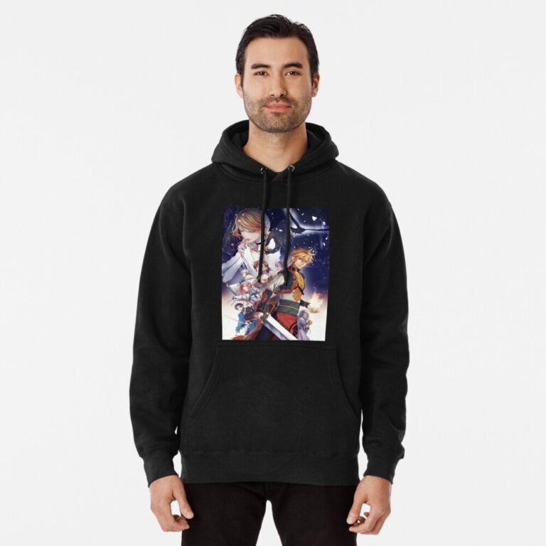 ANIME Boys hoodie – Unisex Casual Concert Pullover for Men & Women with Letter Print