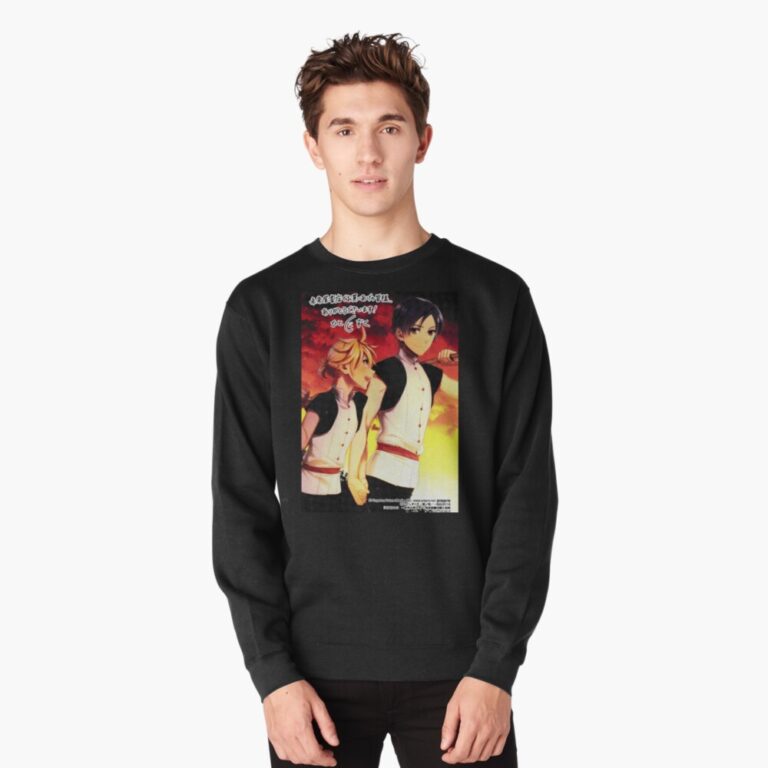 ANIME Boys Sweatshirt – Unisex Casual Concert Pullover for Men & Women with Letter Print