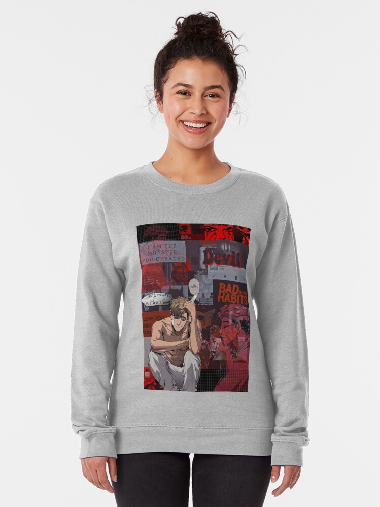 ANIME Boys Sweatshirt – Unisex Casual Concert Pullover for Men & Women with Letter Print