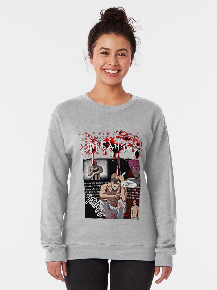 ANIME Boys Sweatshirt – Unisex Casual Concert Pullover for Men & Women with Letter Print