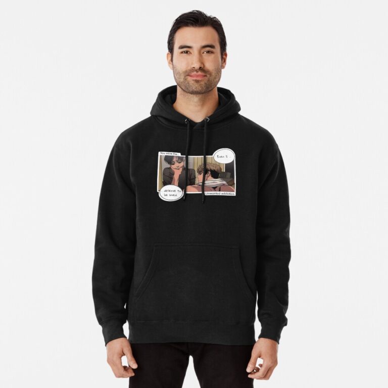 ANIME Boys hoodie – Unisex Casual Concert Pullover for Men & Women with Letter Print