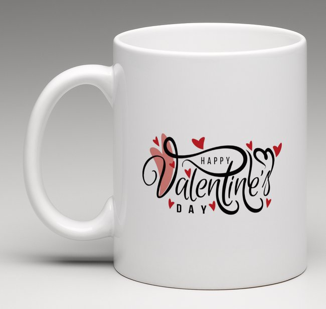 VALENTINE'S DAY-Boys-Mugs-Men-Women-Concert-Letters-Coffee-Mug-Casual